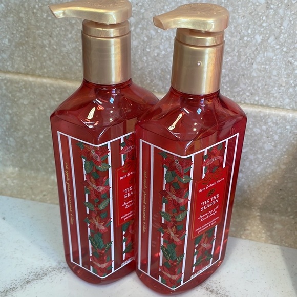 4 Set ❤️‍🩹 Bath & Body Works Tis The Season Hand Soap Limited Edition 8 … - Picture 7 of 10
